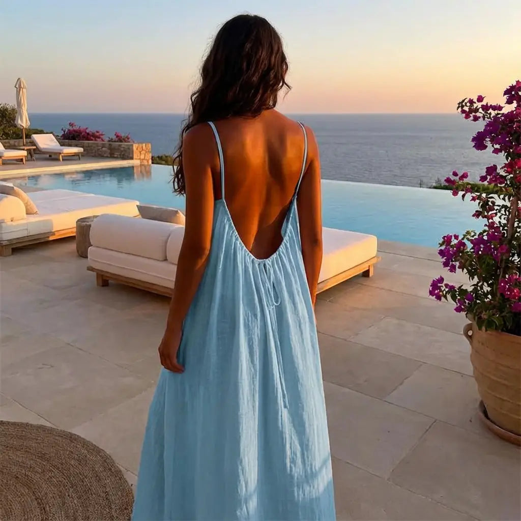 Backless Cami Lounge Dress