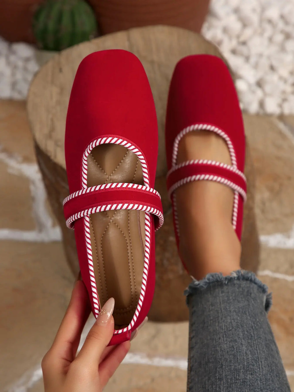 Vintage Square Toe Mary Janes