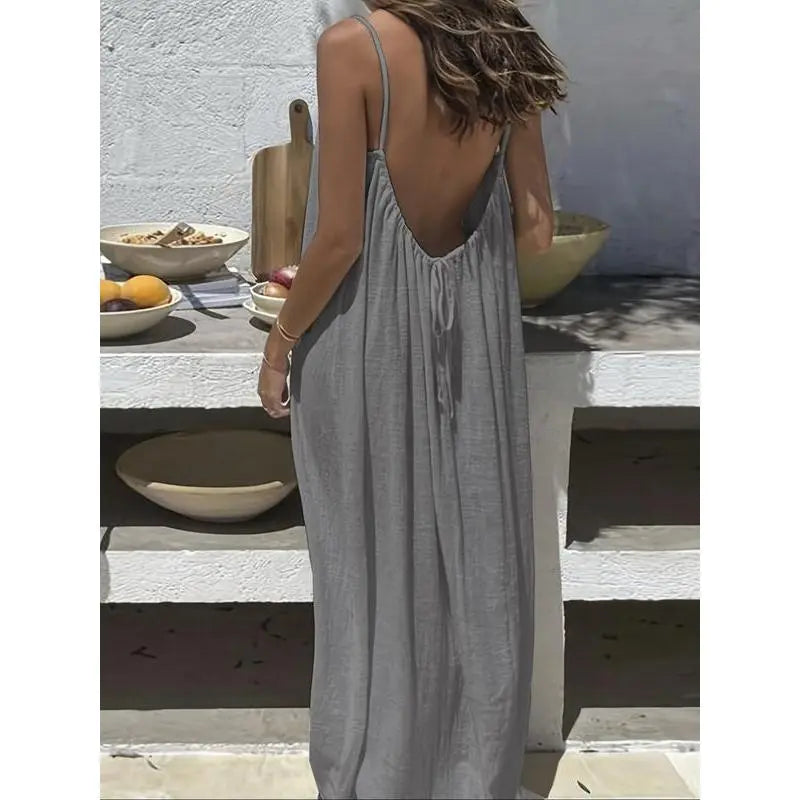 Backless Cami Lounge Dress