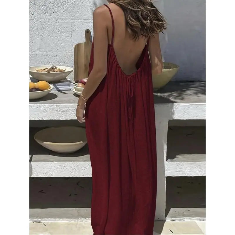 Backless Cami Lounge Dress