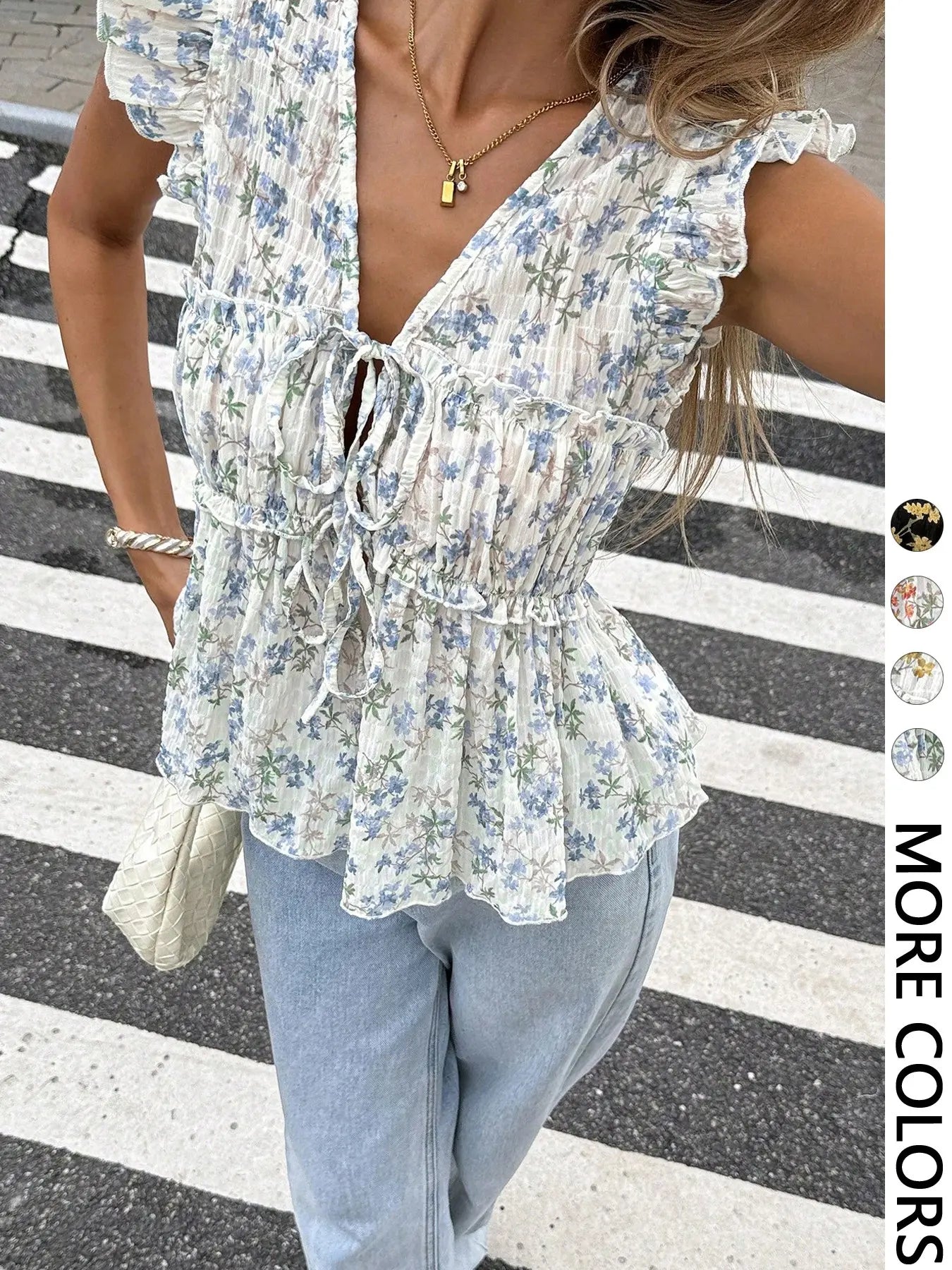 Sleeveless Fitted Shirt Blouse