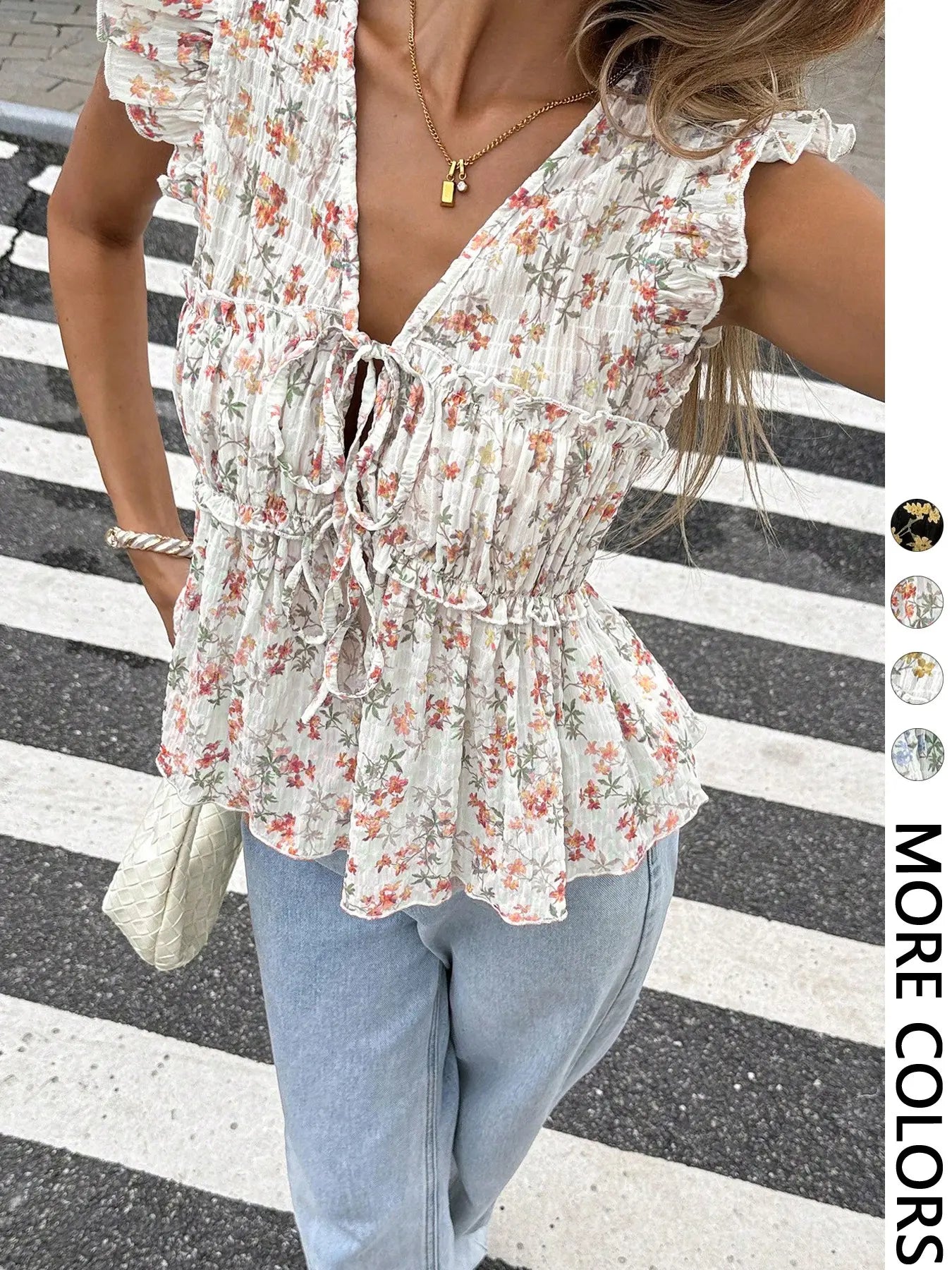 Sleeveless Fitted Shirt Blouse
