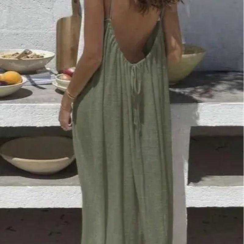 Backless Cami Lounge Dress