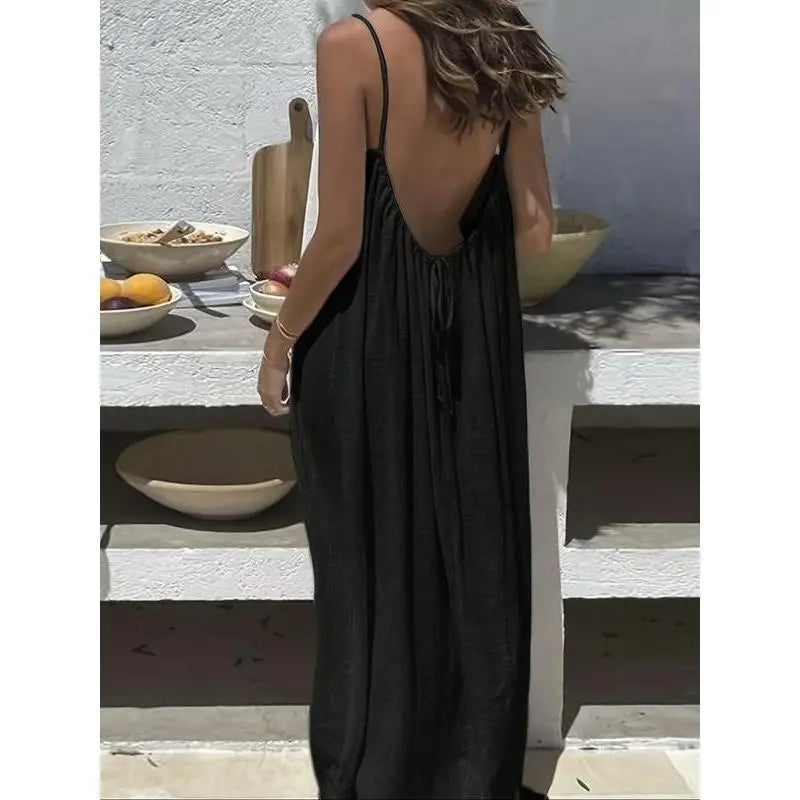 Backless Cami Lounge Dress