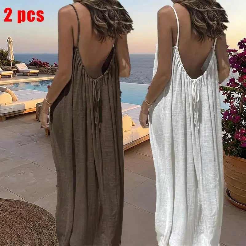 Backless Cami Lounge Dress