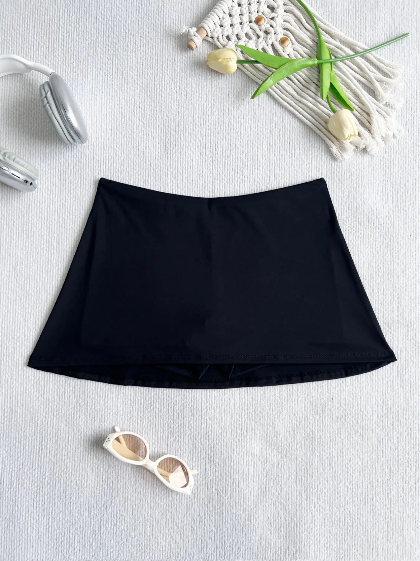 Cutie Low Waist Mini Skirt with Pockets
