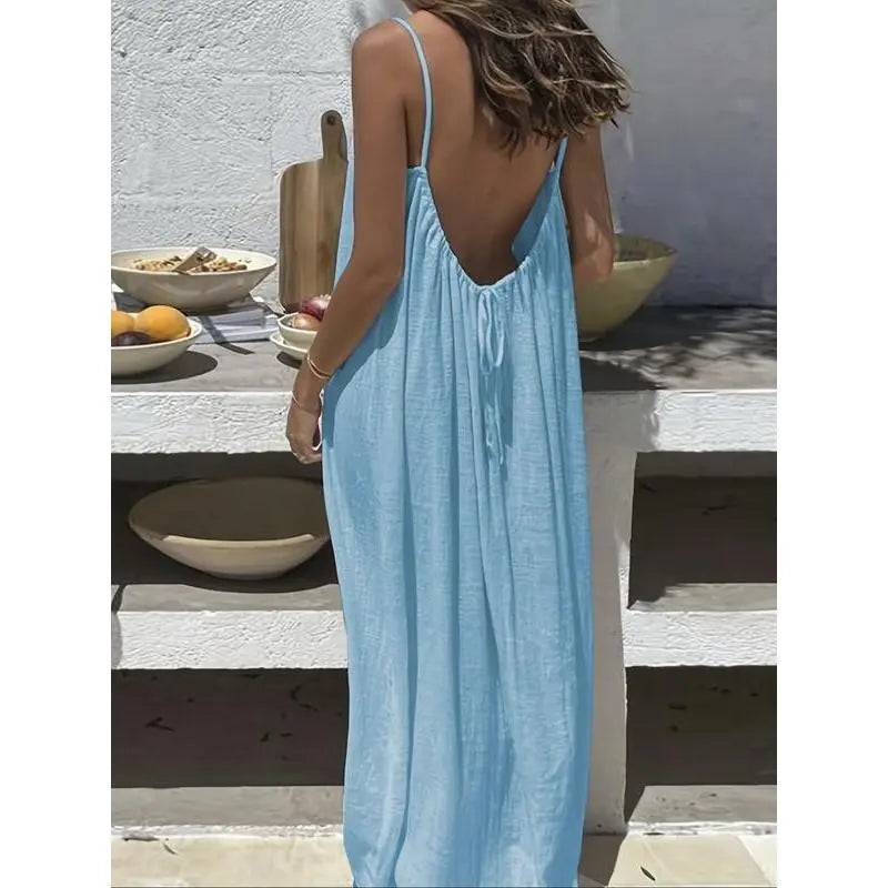 Backless Cami Lounge Dress