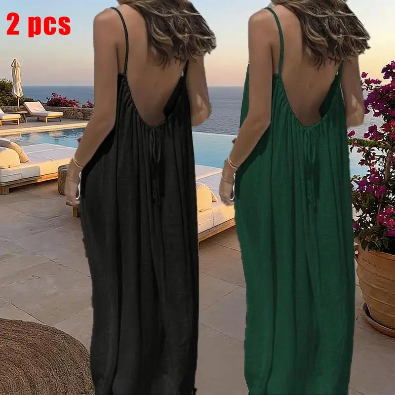 Backless Cami Lounge Dress