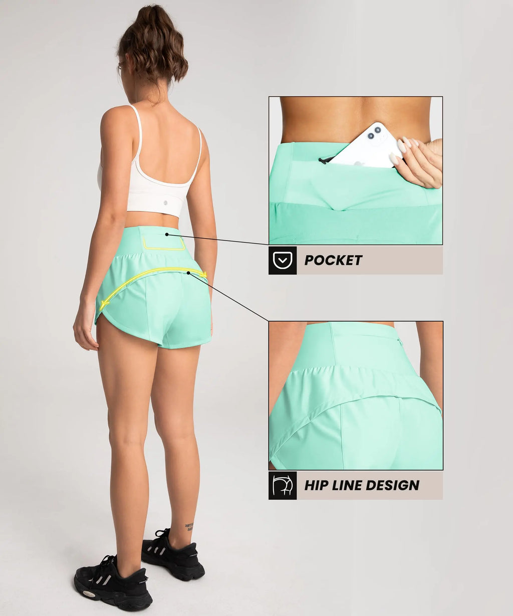 High Waisted Darling Workout Shorts 