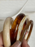 Vintage Resin Acrylic 4 Piece Bangles Set