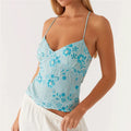 Y2K Sequin Rhinestone Embellished Cami 