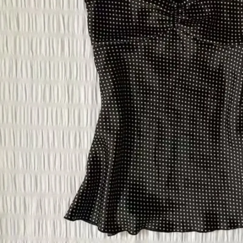 French Vintage Polka Dot Camisole 