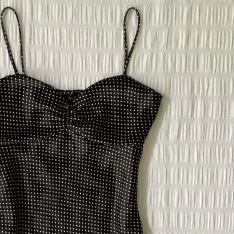 French Vintage Polka Dot Camisole 