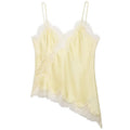 Asymmetrical Slip Backless Camisole