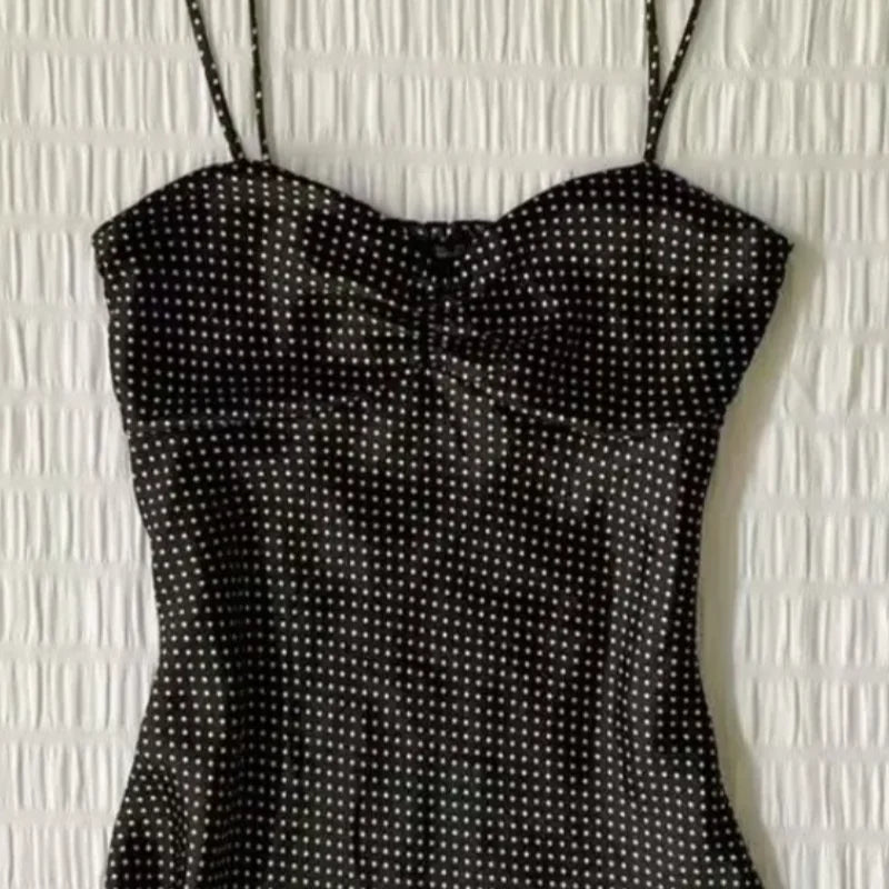 French Vintage Polka Dot Camisole 