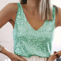 Deep V Neck Ibiza Tank Top