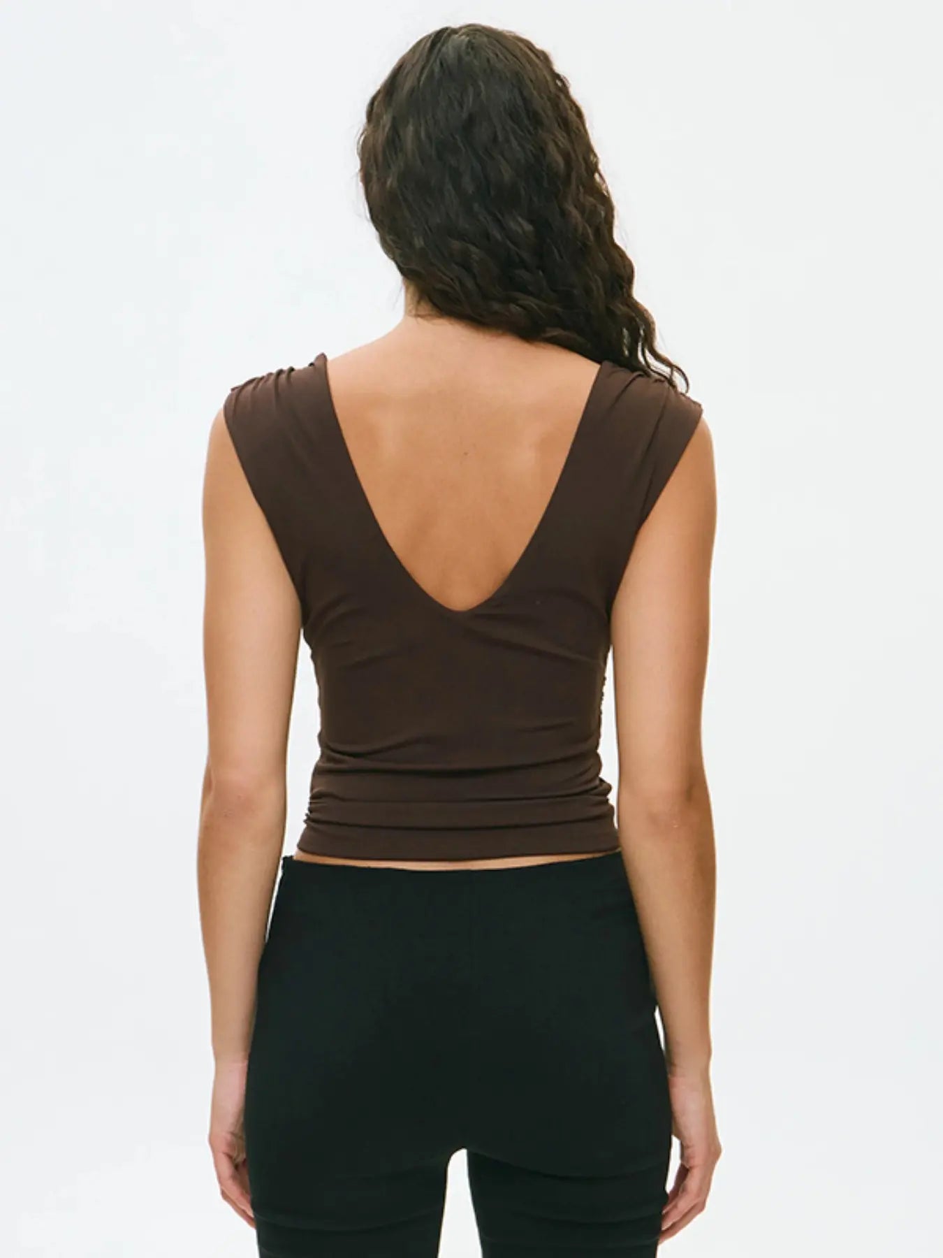 V-Neck Sleeveless Chic Top
