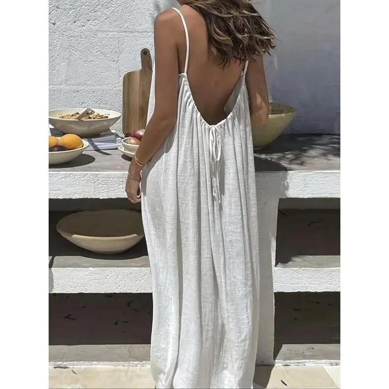 Backless Cami Lounge Dress