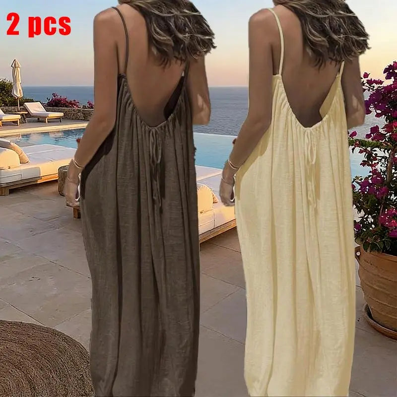 Backless Cami Lounge Dress