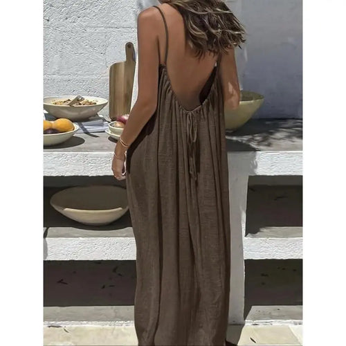Backless Cami Lounge Dress