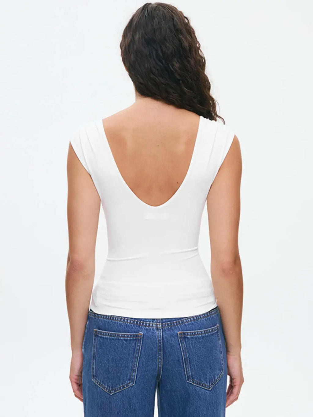 V-Neck Sleeveless Chic Top