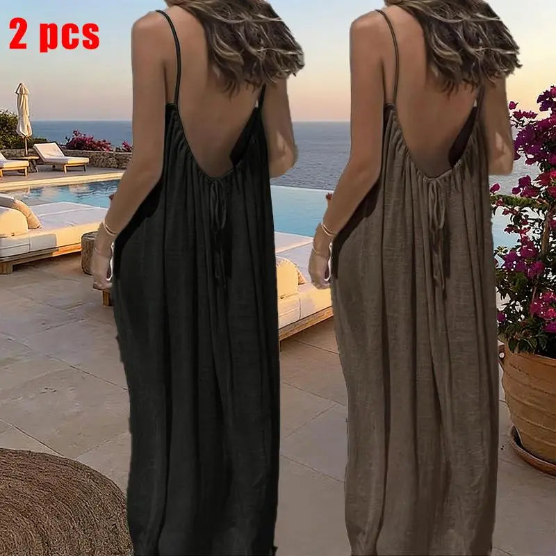 Backless Cami Lounge Dress