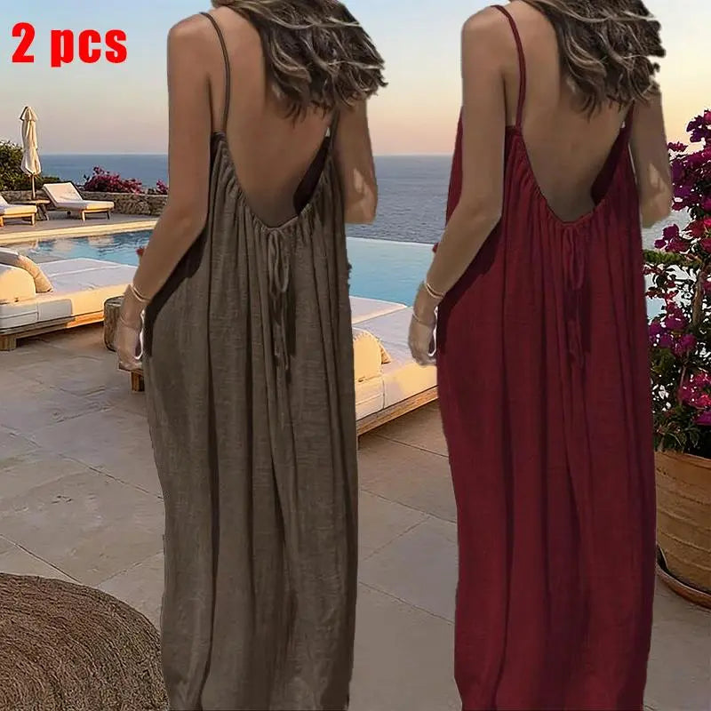 Backless Cami Lounge Dress