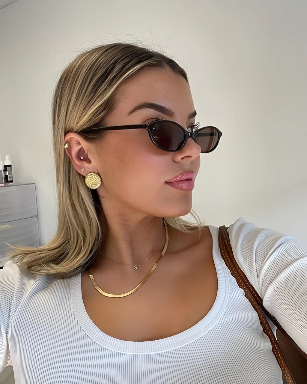 3 Piece Retro Oval Chic Sunnies
