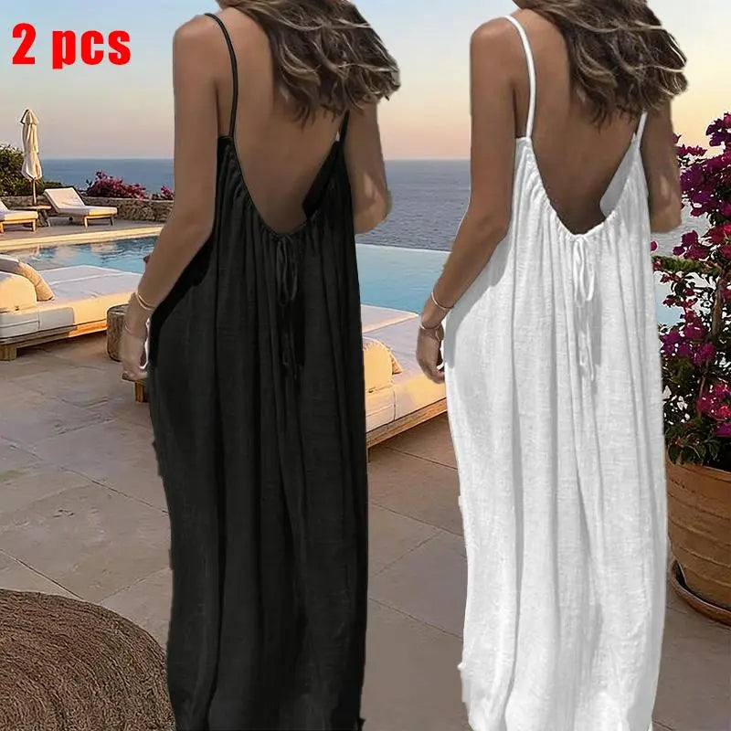 Backless Cami Lounge Dress