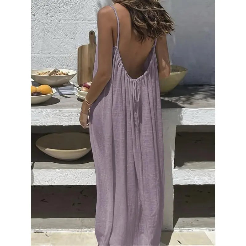 Backless Cami Lounge Dress