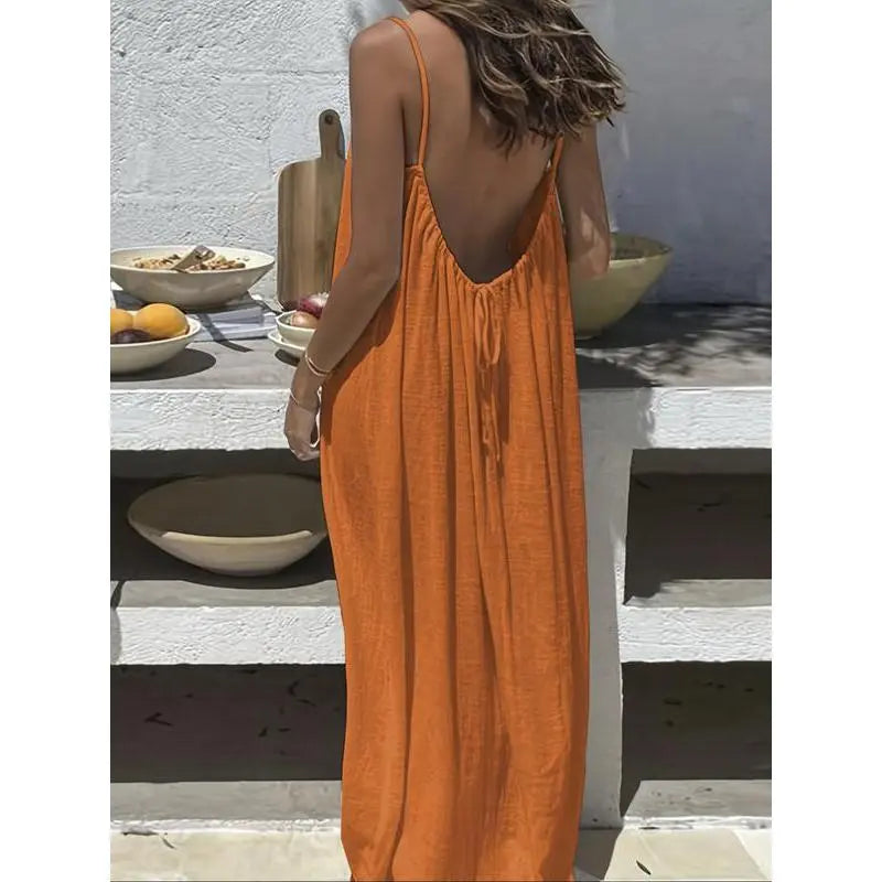 Backless Cami Lounge Dress