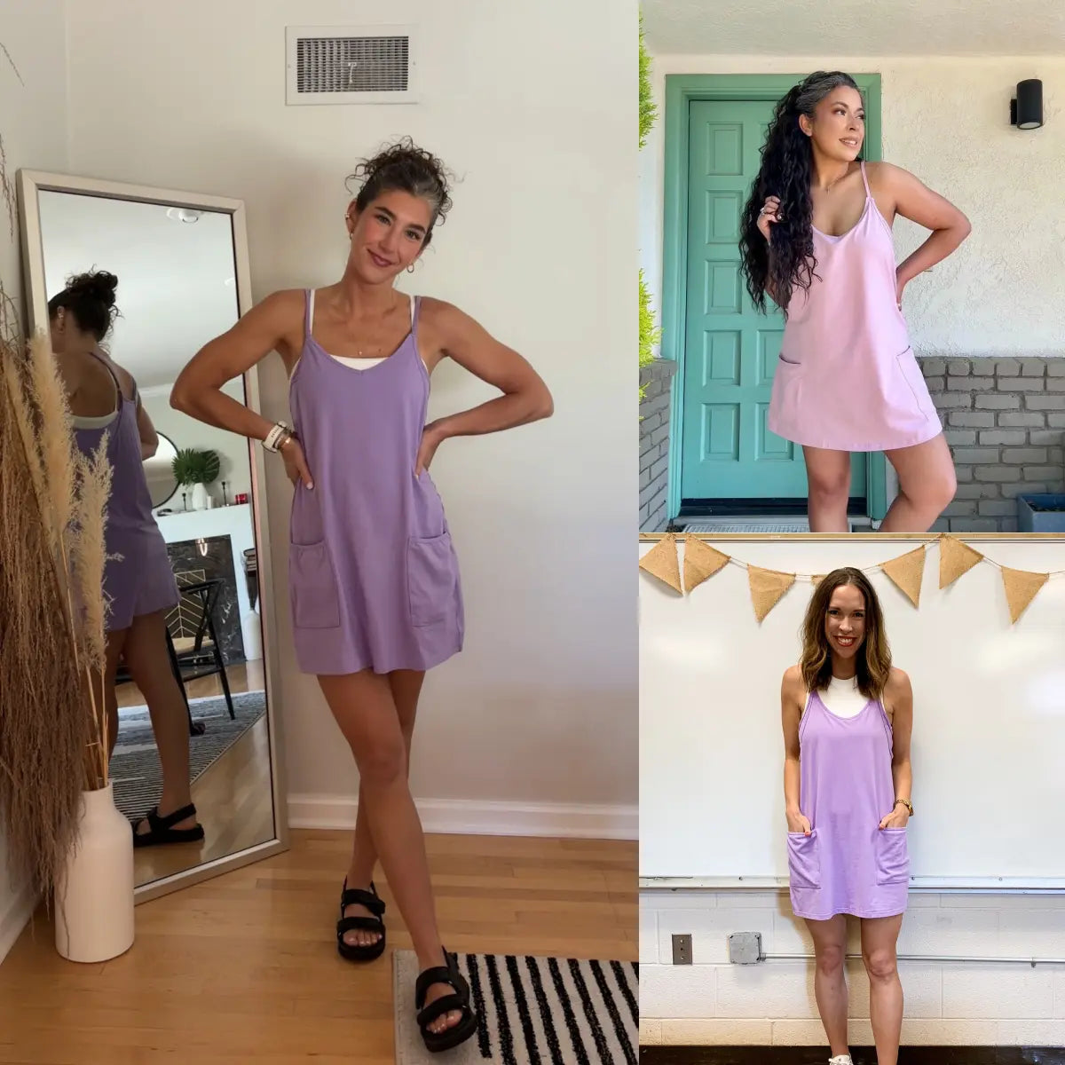 Athletic Swing Dress with Built-In Shorts