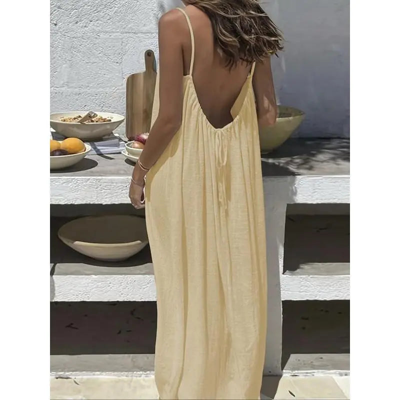 Backless Cami Lounge Dress